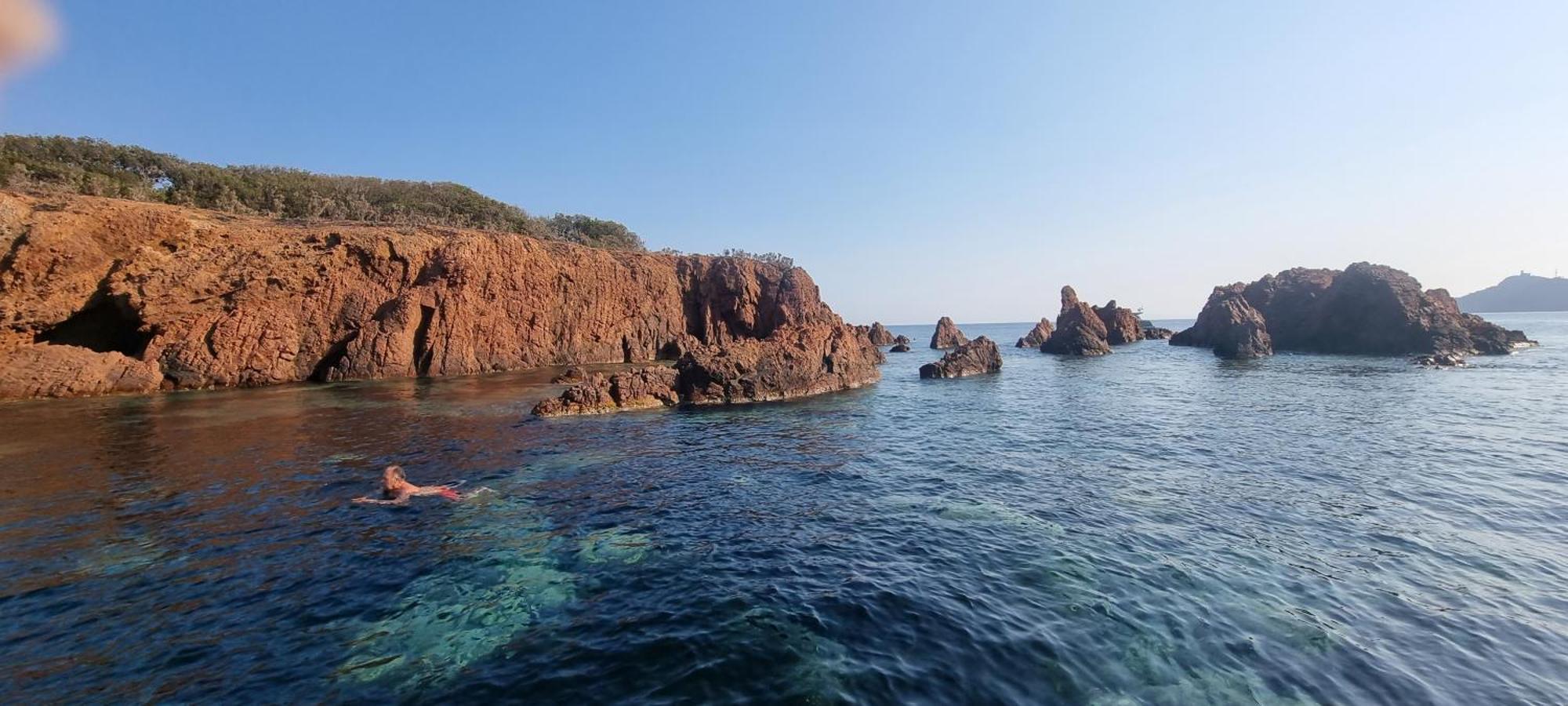 Agay Cap Esterel Le Hameau F2 Clim Plein Sud Dernier Etage Magnifique Vue Mer Saint-Raphaël Exterior foto