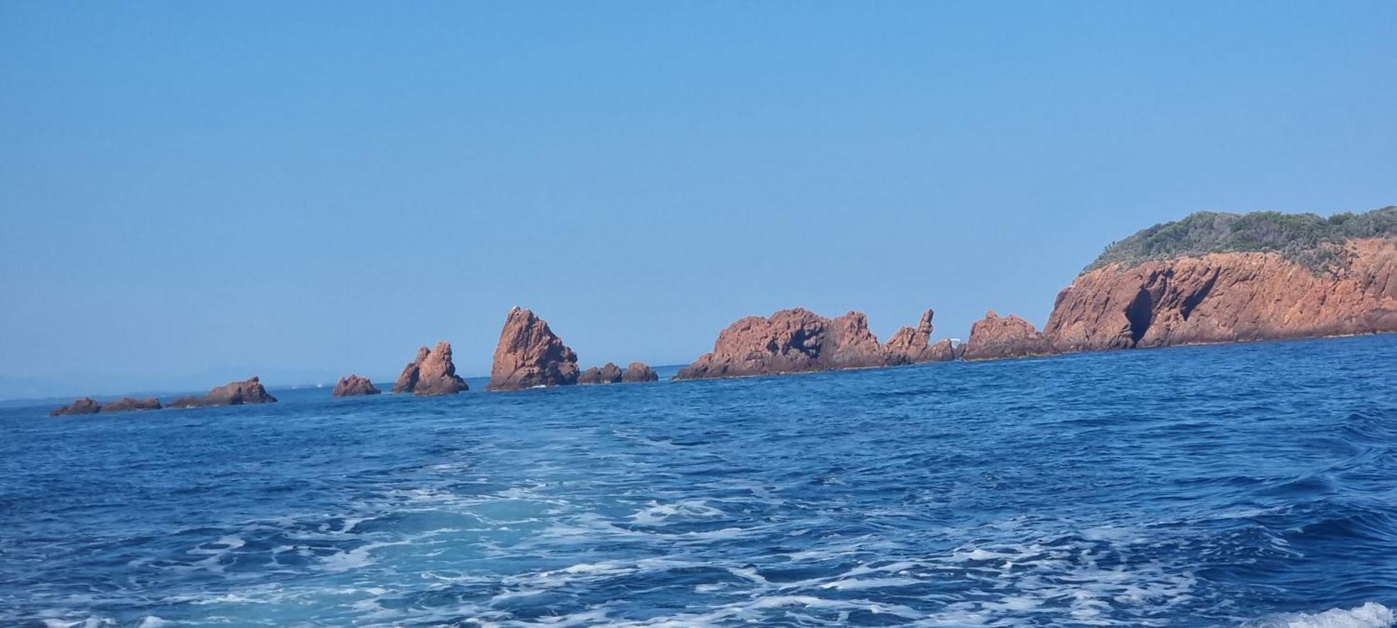Agay Cap Esterel Le Hameau F2 Clim Plein Sud Dernier Etage Magnifique Vue Mer Saint-Raphaël Exterior foto